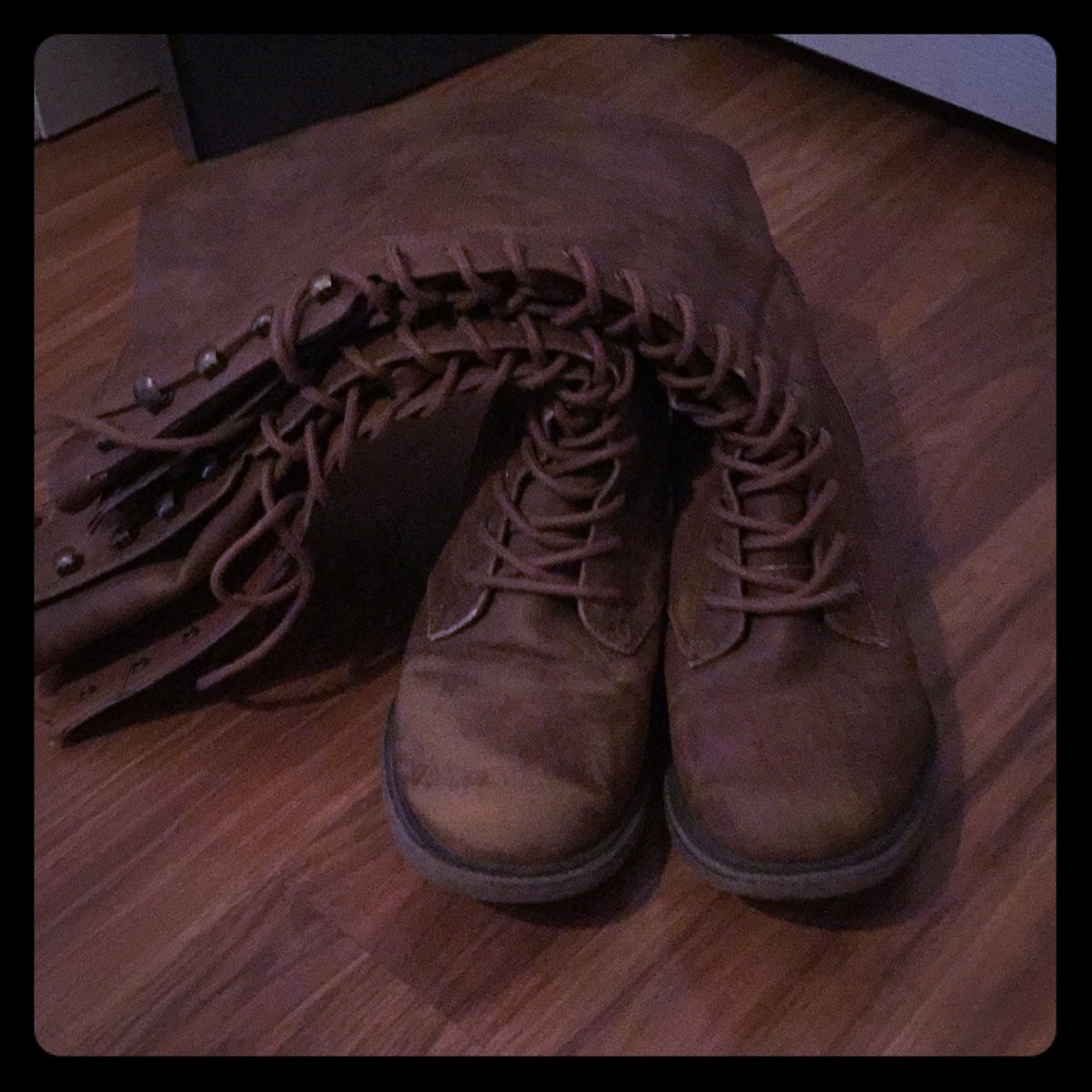 Lace up boots